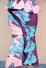 African wax print blouse and mermaid skirt set