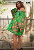 African print Ankara off shoulder knee length dress