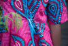 Peplum blouse and skinny pants set