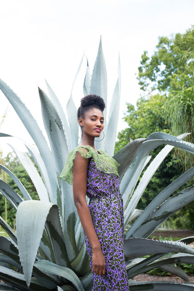 Vibrant ruffles Off shoulder jumpsuit