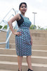 African Print Suspender Skirt