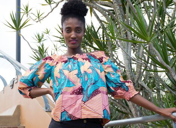 Dashiki crop top