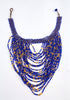 African Beaded Cascade Necklace Medium