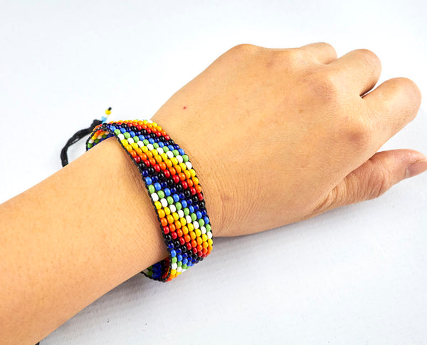 Uhuru African Beaded Bracelet