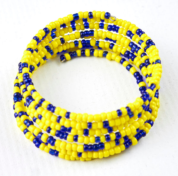 Amani African Beaded Stretch Bracelet