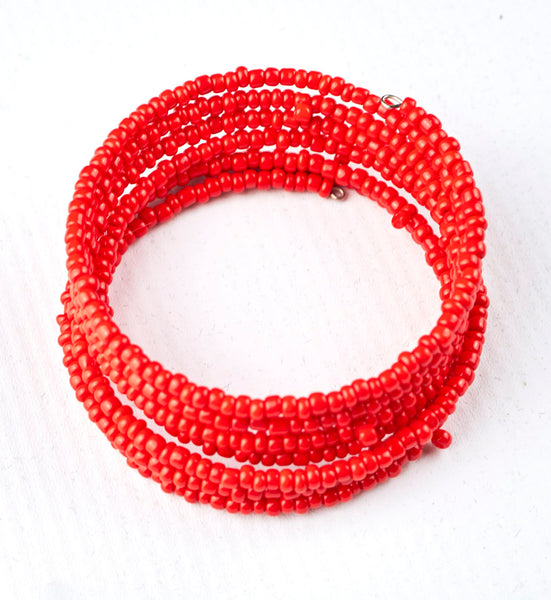 Amani African Beaded Stretch Bracelet