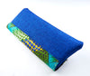 Colorful African print Purse made of hemp thread