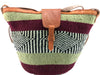 Handcrafted colorful hemp thread knitted shoulder bags