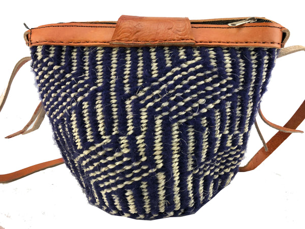 Handcrafted colorful hemp thread knitted shoulder bags (Medium size)