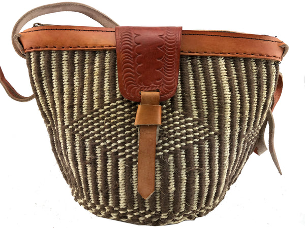 Handcrafted colorful hemp thread knitted shoulder bags (Medium size)
