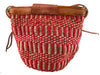 Handcrafted colorful hemp thread knitted shoulder bags (Medium size)