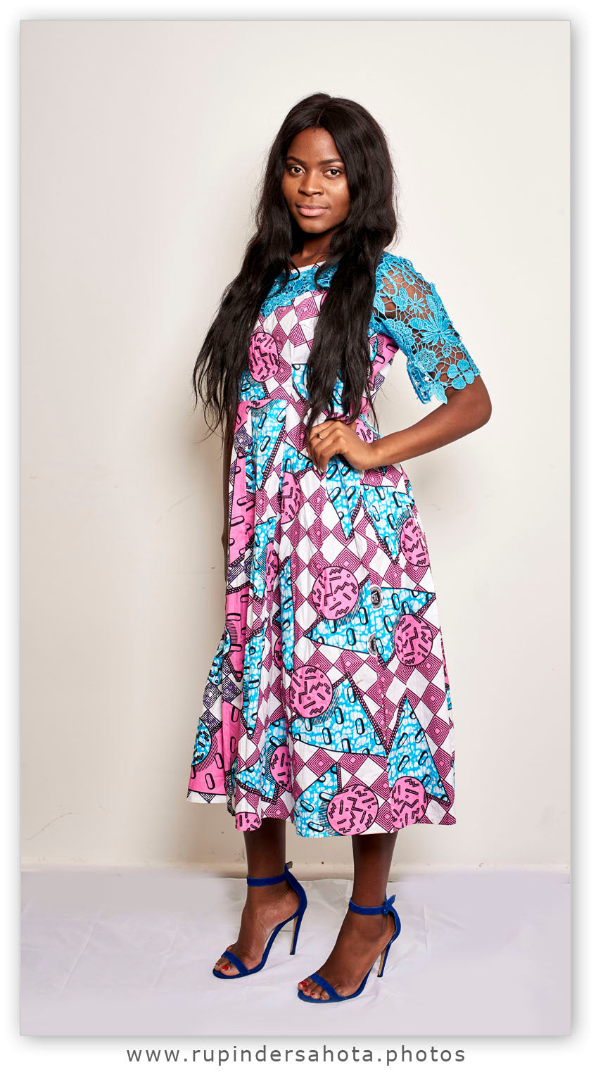 African Wax Print Dress