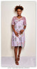 Pleated African Midi Dress