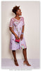 Pleated African Midi Dress