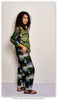 African print blouse and pants set