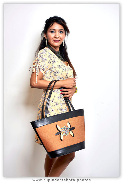 Handcrafted African Print Handbag