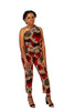 Salama Off-shoulder African Print Jumpsuit