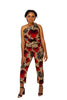 Salama Off-shoulder African Print Jumpsuit