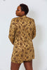 Floral African Print Matching Set With Mini A-line Skirt