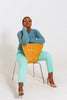 Safi Turquoise two-piece suit