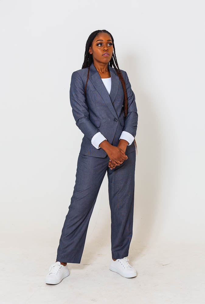 Feza Masculine Loose-fitted Wool-blend Suit