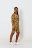 Floral African Print Matching Set With Shorts